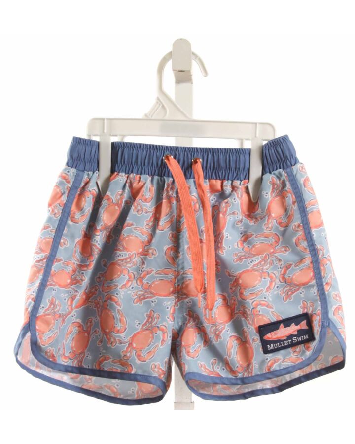 SHRIMP & GRITS  PINK  PRINT  SWIM TRUNKS