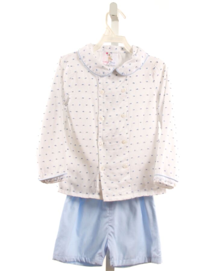 ELIZA JAMES  LT BLUE  SWISS DOT  2-PIECE OUTFIT