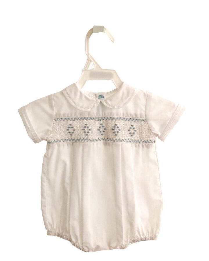 FELTMAN BROTHERS  WHITE   SMOCKED DRESSY BUBBLE