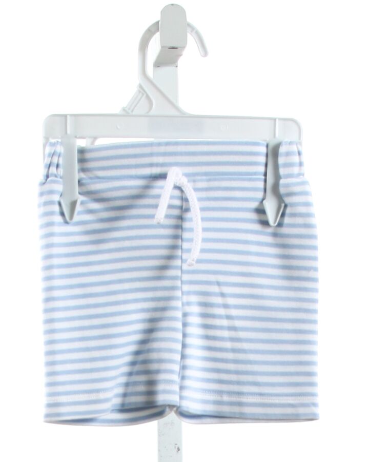 KISSY KISSY  BLUE KNIT STRIPED  SHORTS