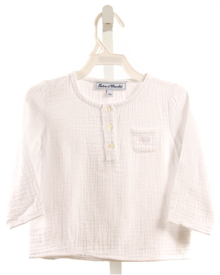 TARTINE ET CHOCOLAT  WHITE    SHIRT-LS