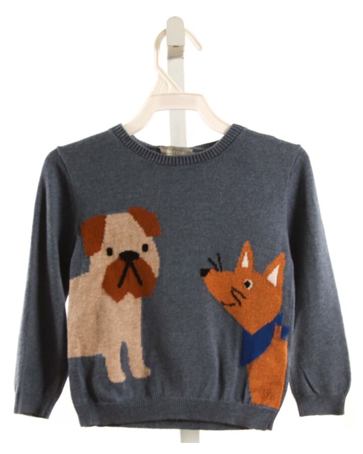 BOUT'CHOU  BLUE    SWEATER