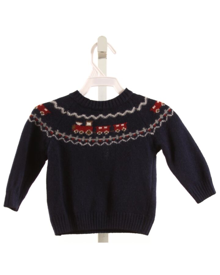 THOMAS BROWN  NAVY    SWEATER