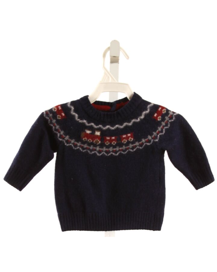 THOMAS BROWN  NAVY    SWEATER