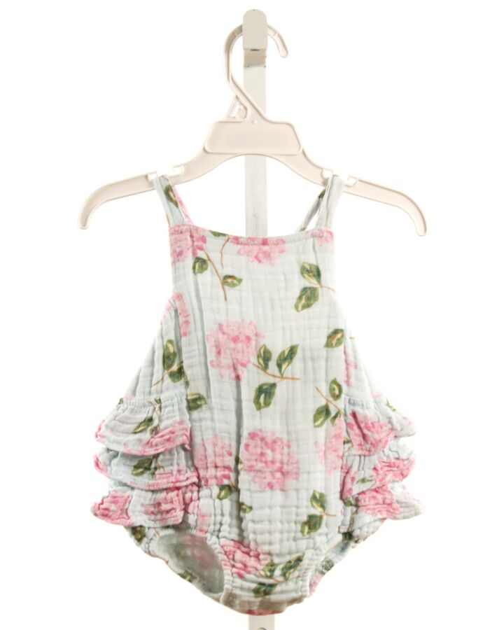 ANGEL DEAR  LT BLUE  FLORAL  BUBBLE