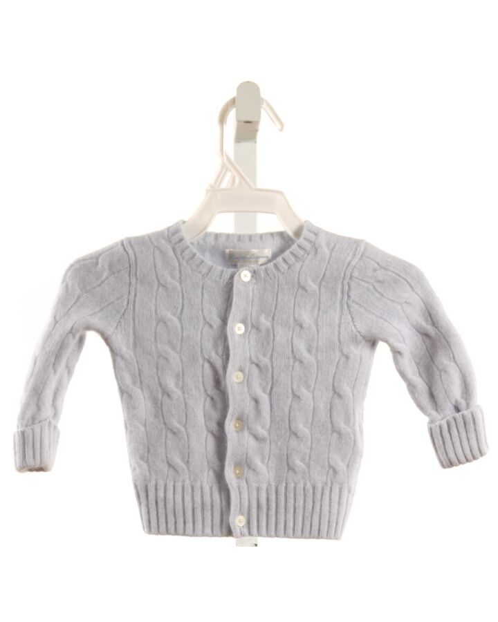 RALPH LAUREN  BLUE CASHMERE   CARDIGAN