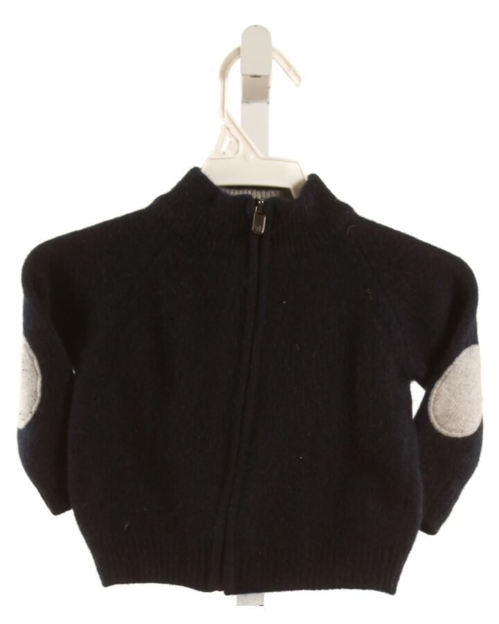 IL GUFO  NAVY WOOL   PULLOVER