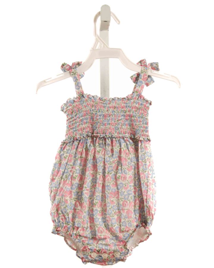 RACHEL RILEY  PINK  FLORAL SMOCKED BUBBLE