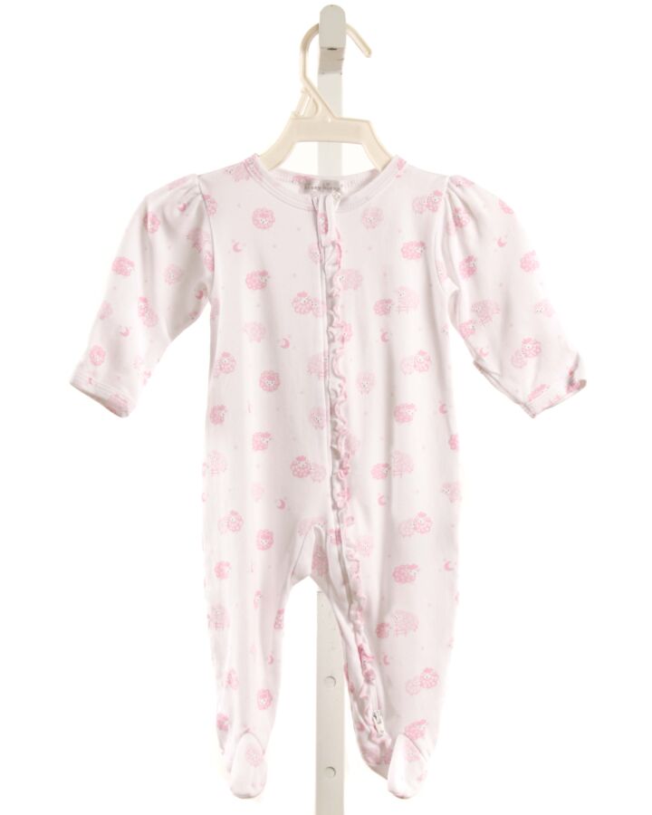 KISSY KISSY  PINK KNIT  PRINTED DESIGN LAYETTE WITH RUFFLE