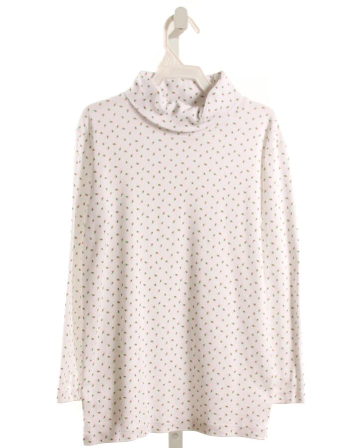 THE BEAUFORT BONNET COMPANY  WHITE  FLORAL  KNIT LS SHIRT