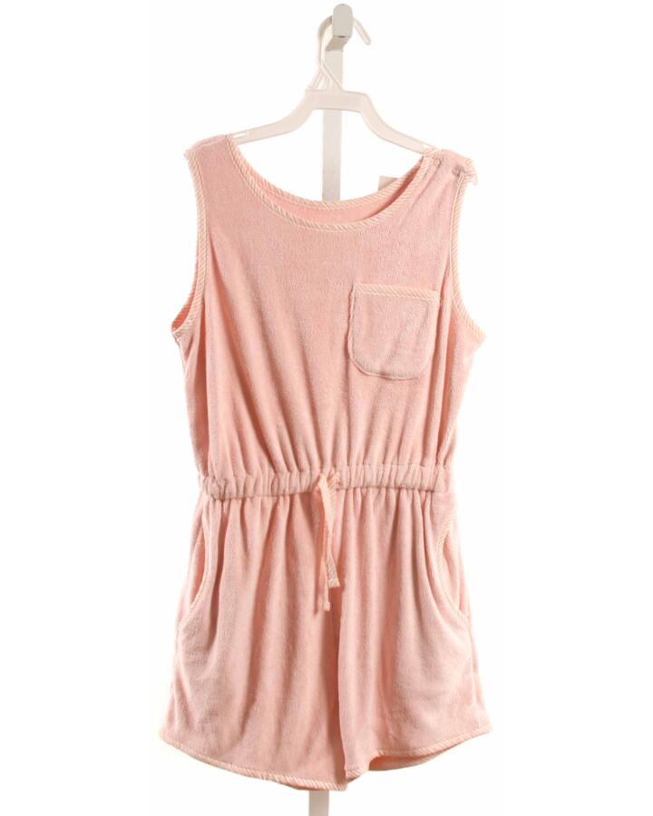 SERENDIPITY  PINK TERRY CLOTH   KNIT ROMPER