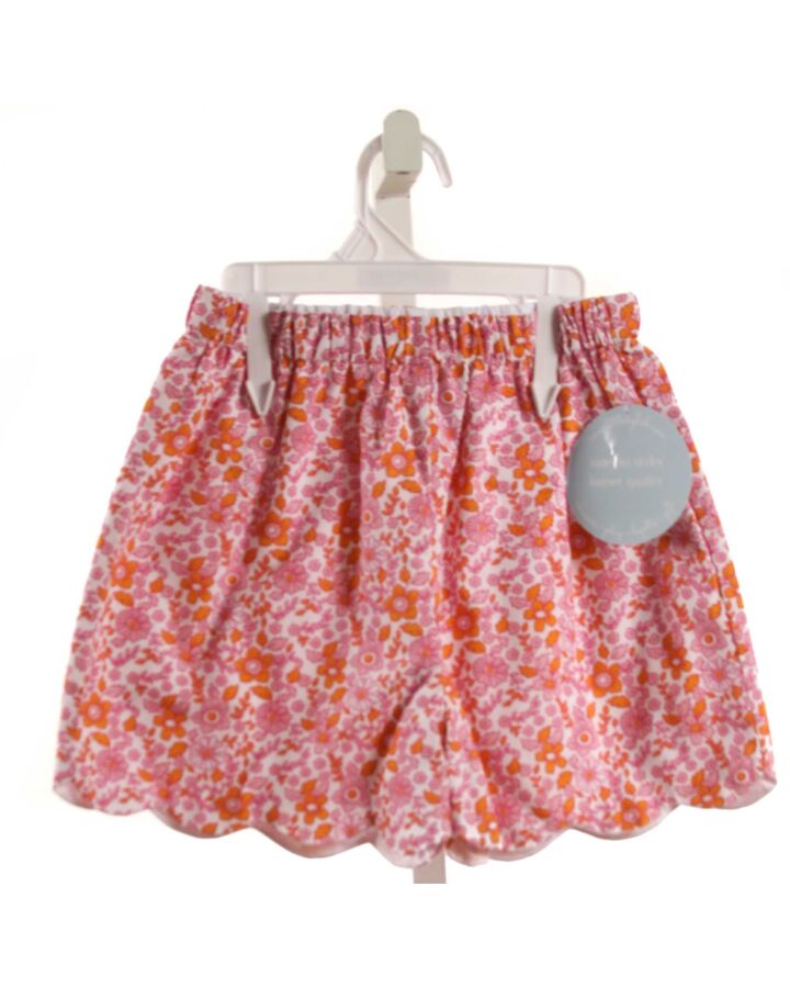 LITTLE ENGLISH  ORANGE  FLORAL  SHORTS