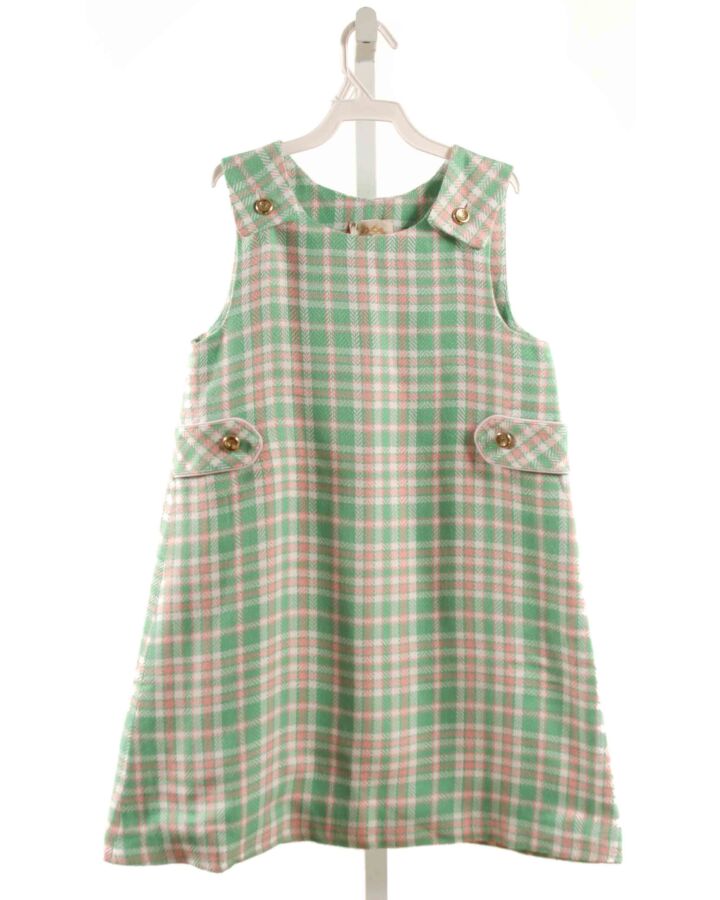 THE BEAUFORT BONNET COMPANY  MINT  PLAID  DRESS