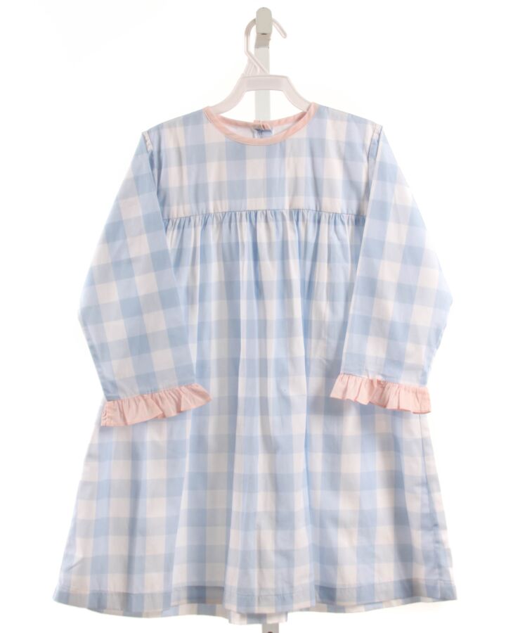 JAMES & LOTTIE  LT BLUE  GINGHAM  DRESS