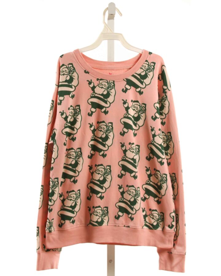 PINK CHICKEN  GREEN  PRINT  PULLOVER
