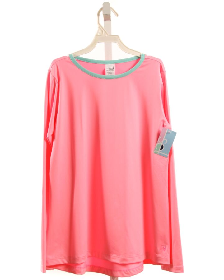 SET BY LULLABY SET  HOT PINK    KNIT LS SHIRT