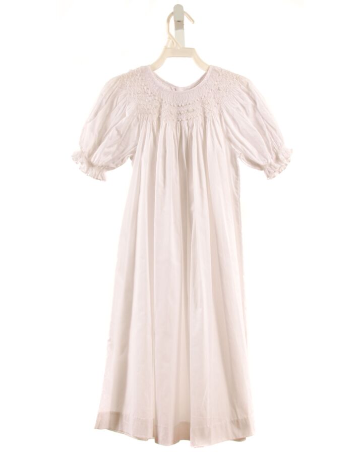 MOM & ME  WHITE   SMOCKED DRESS
