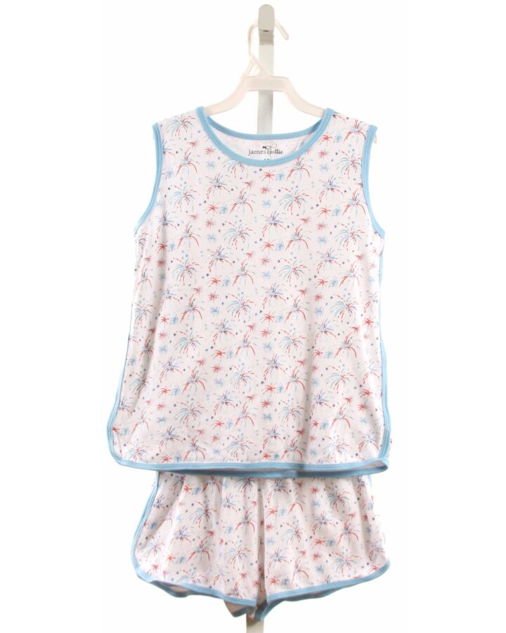 JAMES & LOTTIE  LT BLUE  PRINT  2-PIECE OUTFIT