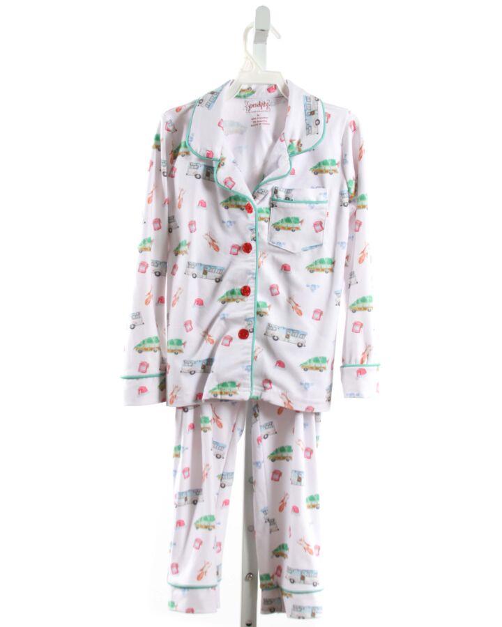 SERENDIPITY  WHITE   PRINTED DESIGN LOUNGEWEAR