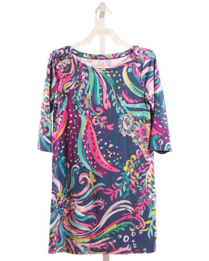 LILLY PULITZER  MULTI-COLOR   PRINTED DESIGN KNIT DRESS
