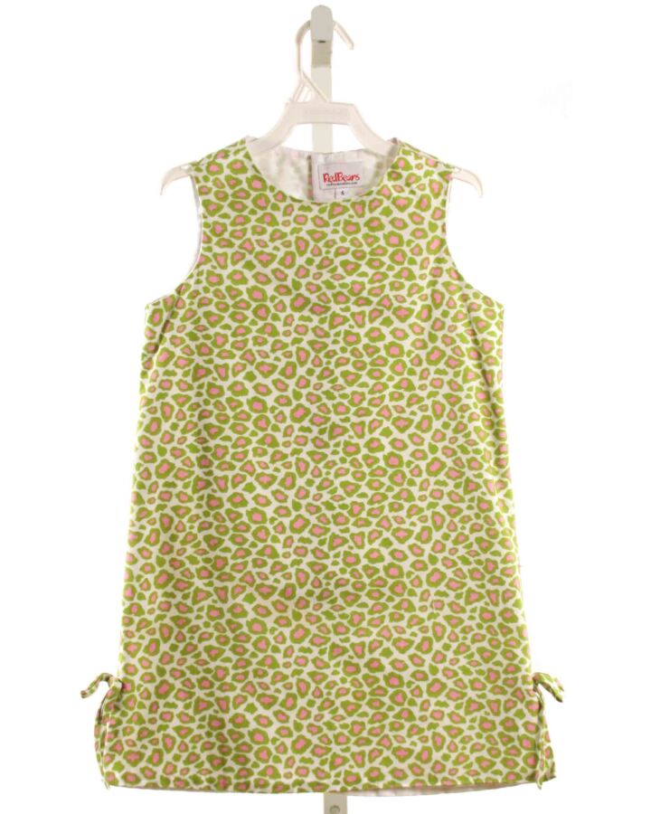 RED BEANS  LT GREEN    DRESS