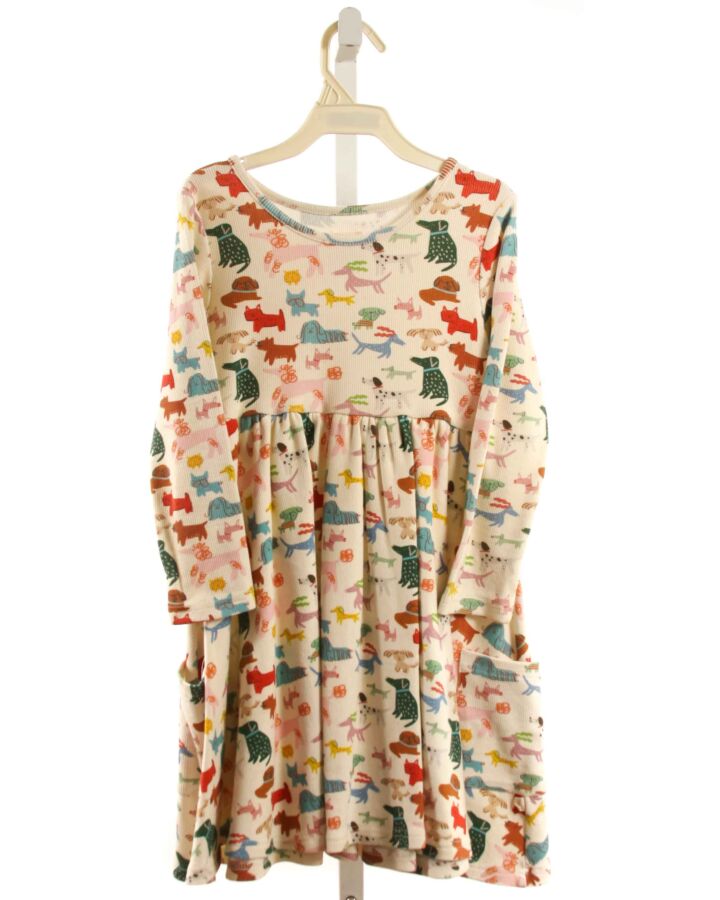 CHARMING MARY  MULTI-COLOR KNIT  PRINTED DESIGN DRESS