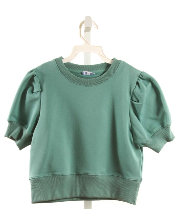 PLEAT.  GREEN    SHIRT-SS