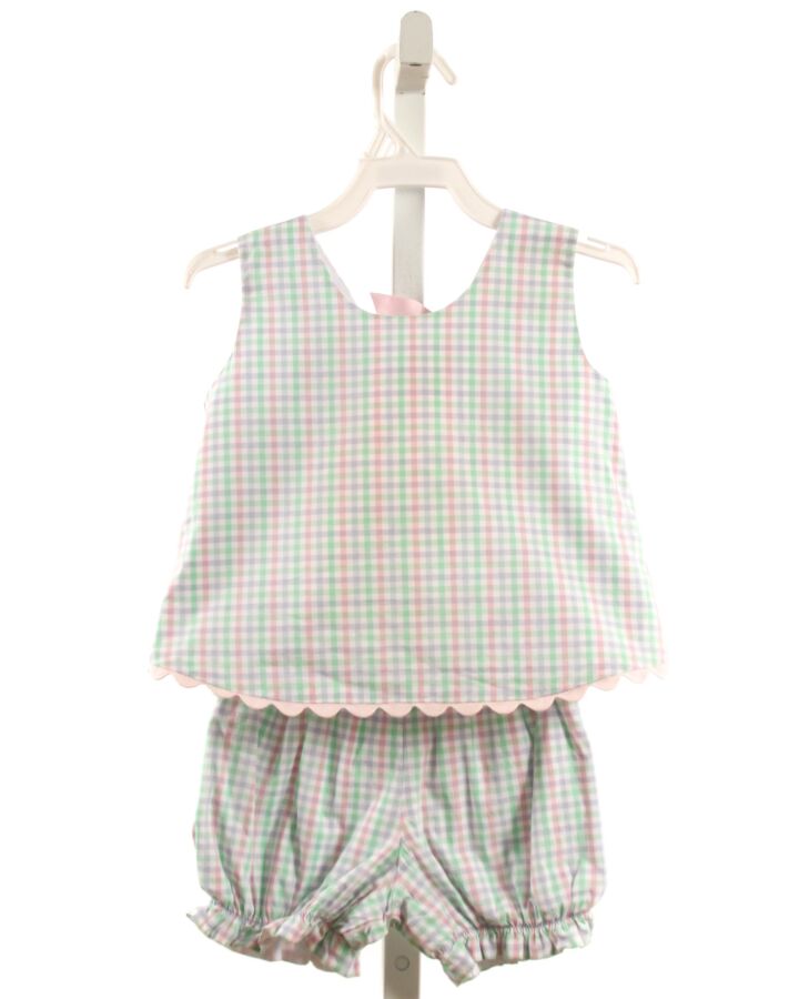 THE BEAUFORT BONNET COMPANY  MULTI-COLOR  PLAID  2-PIECE OUTFIT