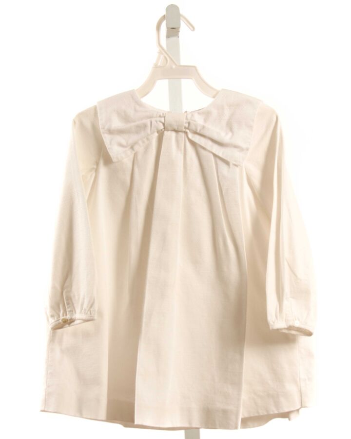 JACADI  WHITE PIQUE   DRESS WITH BOW