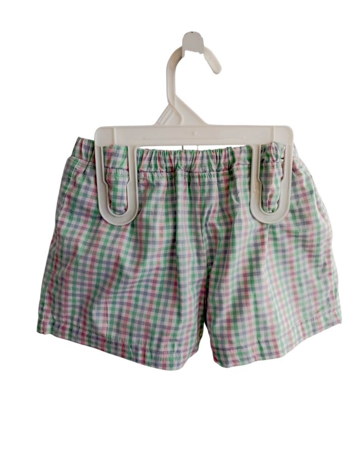 THE BEAUFORT BONNET COMPANY  GREEN  GINGHAM  SWIM TRUNKS