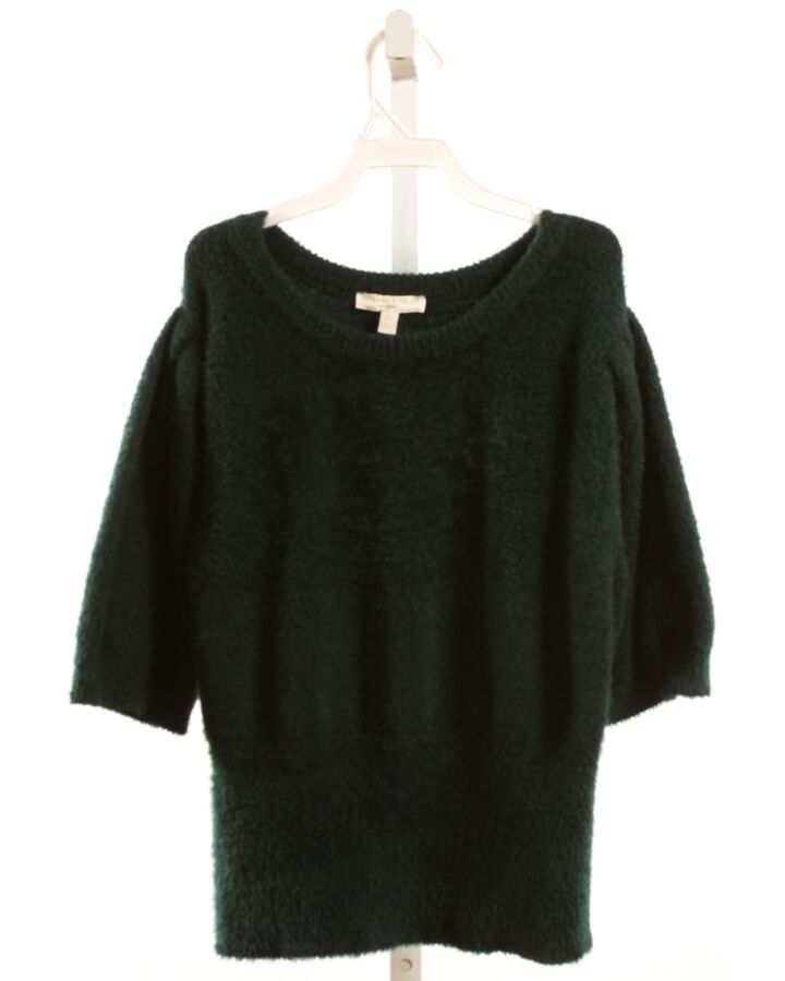 CHELSEA & VIOLET  FOREST GREEN    SWEATER