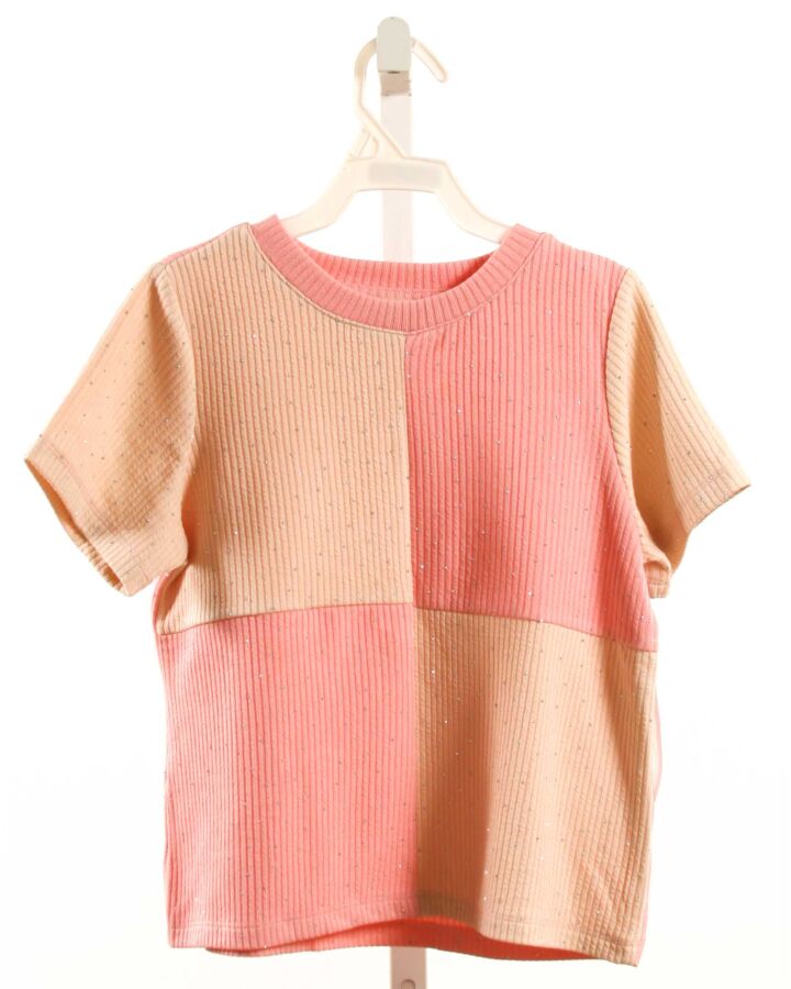 HAYDEN GIRLS  PINK    KNIT SS SHIRT
