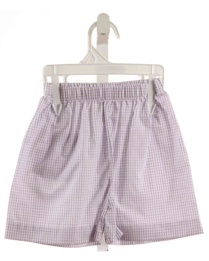 LULLABY SET  PURPLE  WINDOWPANE  SHORTS