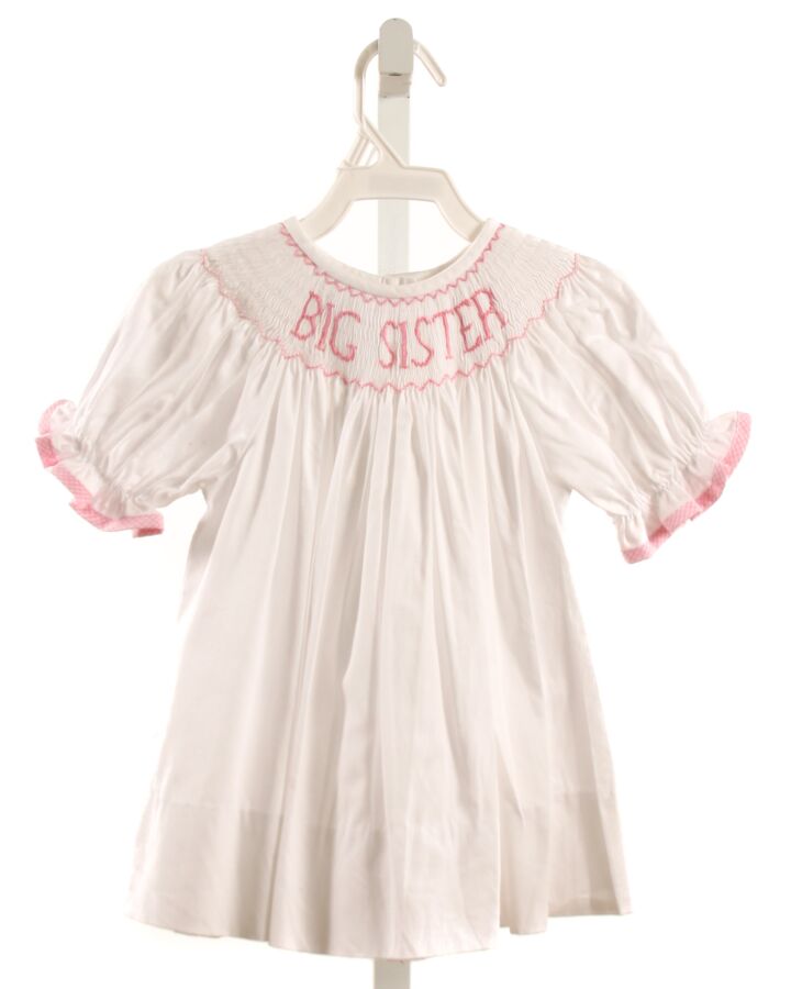 SOUTHERN SUNSHINE KIDS  WHITE   SMOCKED DRESS