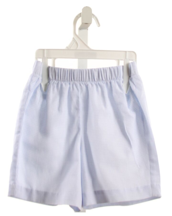 SOUTHERN SUNSHINE KIDS  LT BLUE  GINGHAM  SHORTS