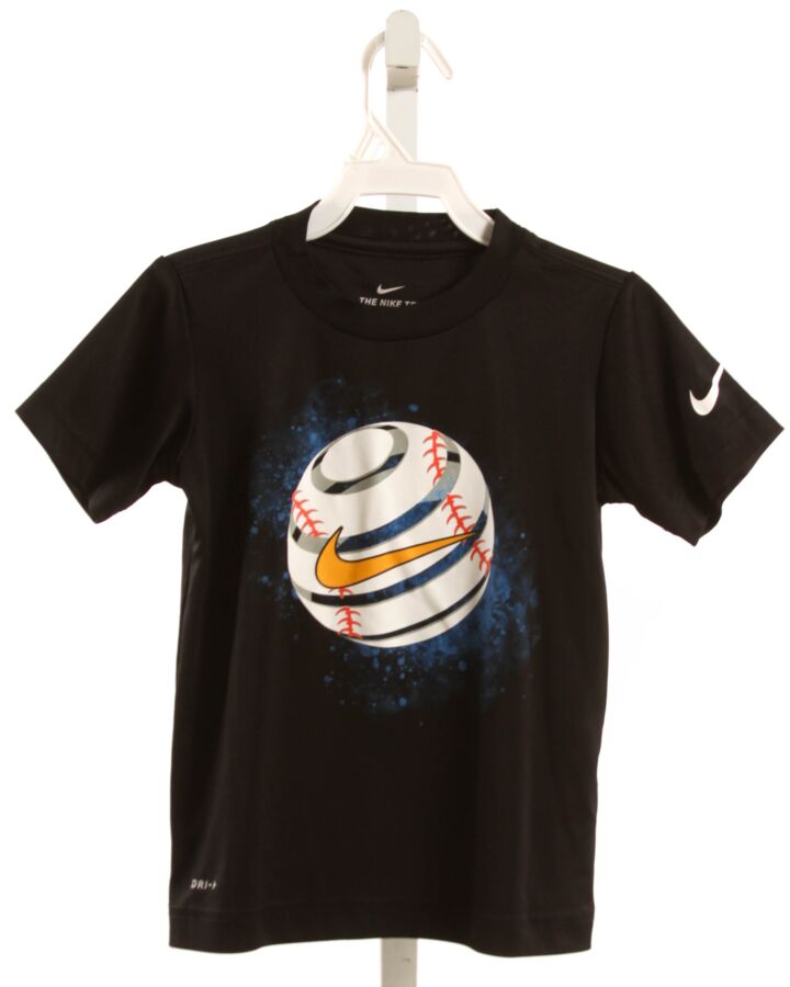 NIKE  BLACK   PRINTED DESIGN T-SHIRT