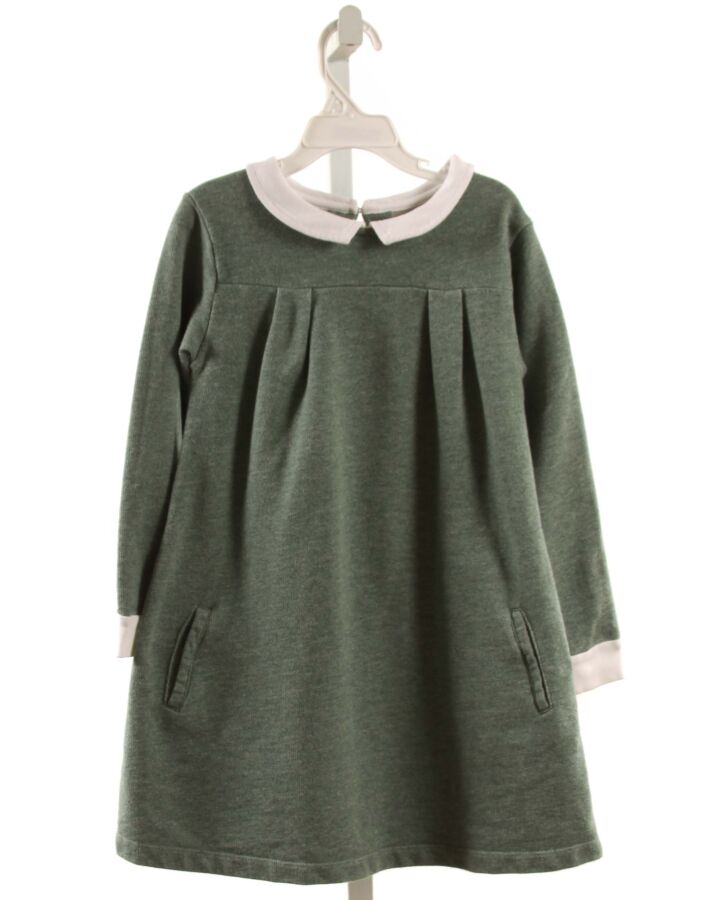 OLIVE JUICE  GREEN KNIT   DRESS