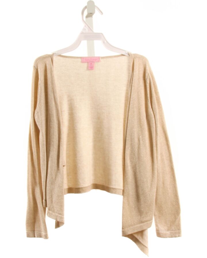 LILLY PULITZER  GOLD    CARDIGAN