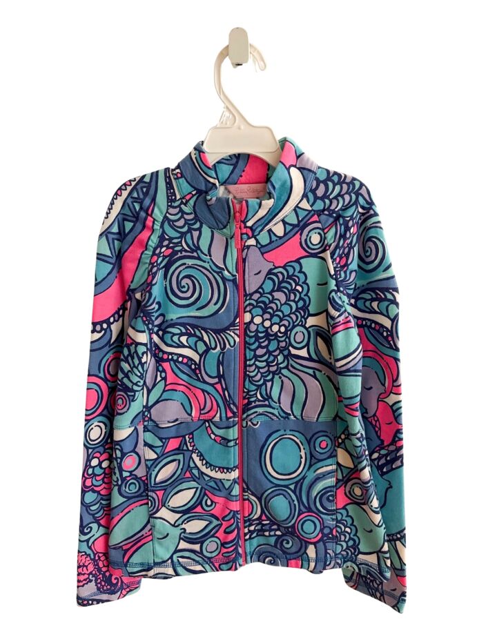 LILLY PULITZER  BLUE   PRINTED DESIGN OUTERWEAR