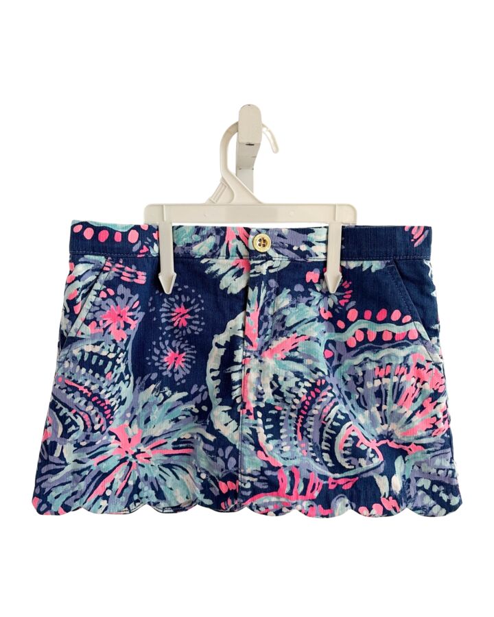 LILLY PULITZER  BLUE  FLORAL  SKORT