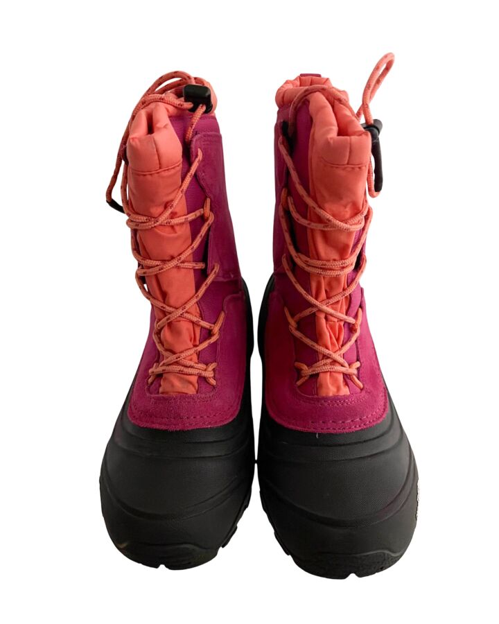 NORTH FACE PINK BOOTS  *EUC SIZE CHILD 5