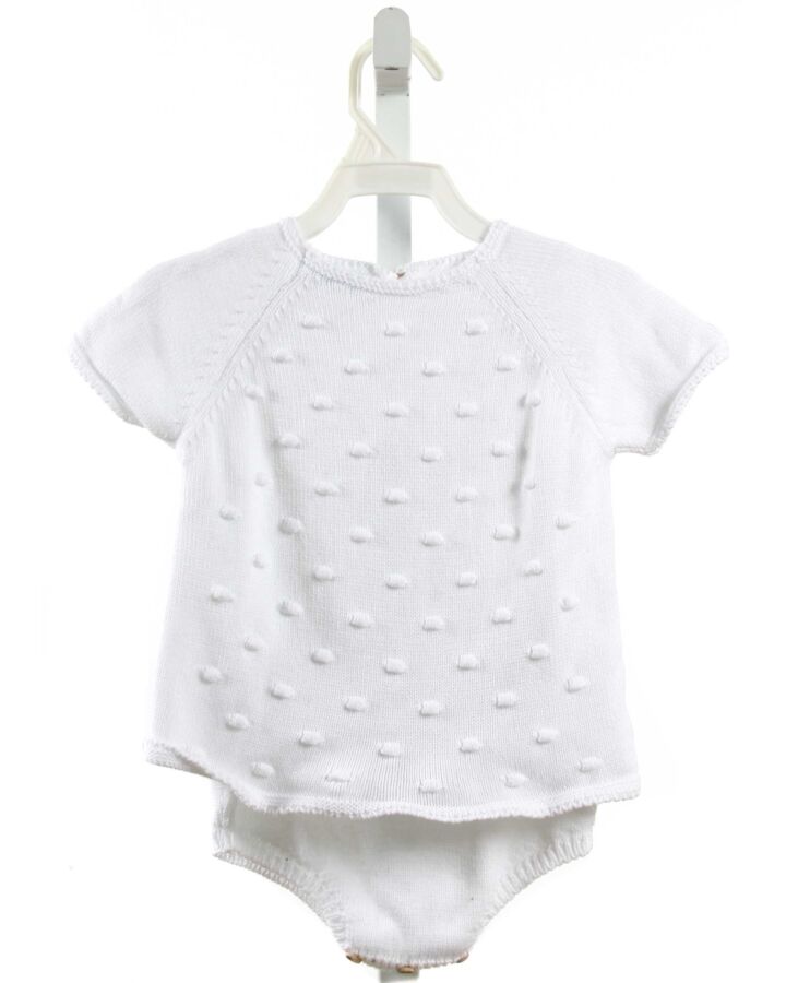 MI LUCERO  WHITE  SWISS DOT  2-PIECE OUTFIT