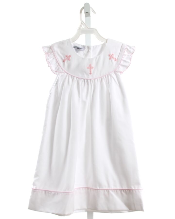 SWEET DREAMS  WHITE   EMBROIDERED DRESS