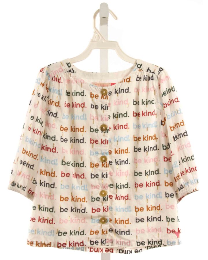 PINK CHICKEN  MULTI-COLOR  PRINT  SHIRT-LS