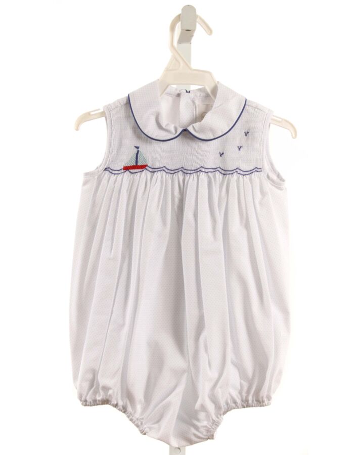 LULLABY SET  WHITE   SMOCKED BUBBLE