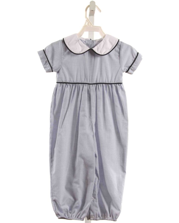 LULLABY SET  BLUE  WINDOWPANE  ROMPER