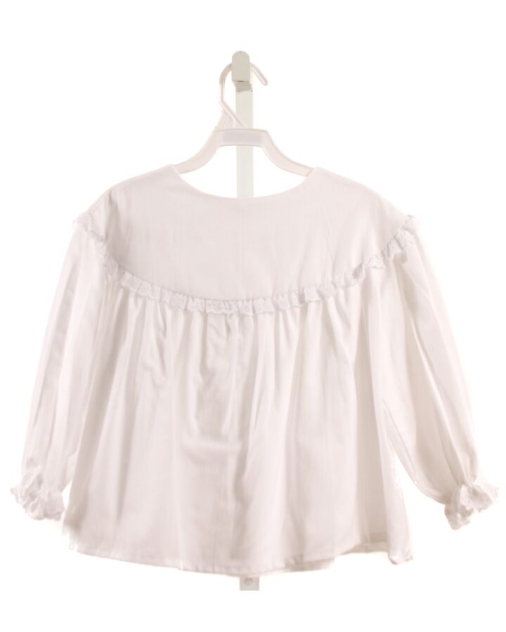 PIPPERS  WHITE    SHIRT-LS WITH EYELET TRIM