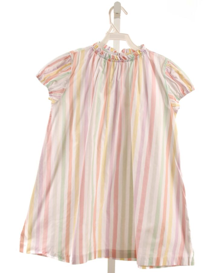 SUN HOUSE CHILDREN'S  MULTI-COLOR  STRIPED  DRESS