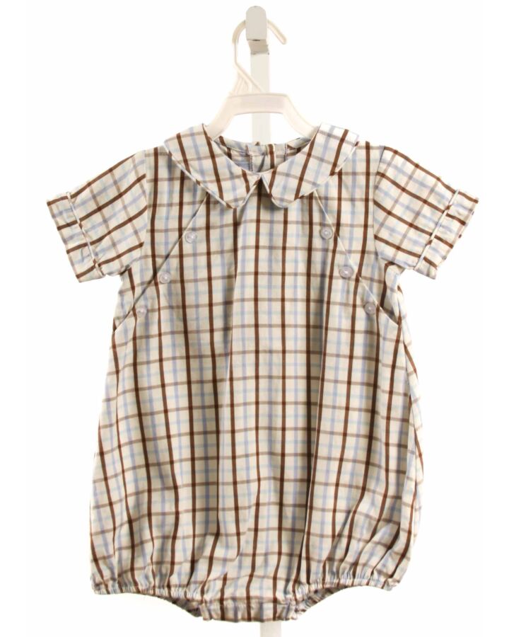 LITTLE ENGLISH  BROWN  PLAID  BUBBLE