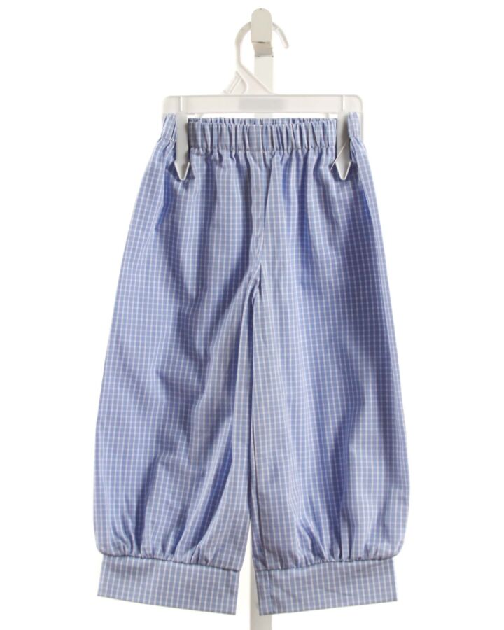 HANNAH KATE  BLUE  WINDOWPANE  PANTS